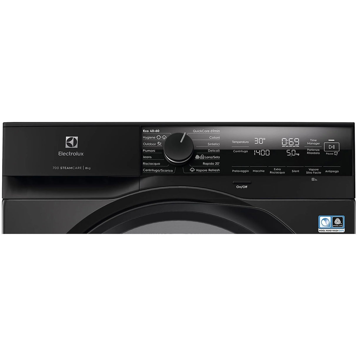 Lavatrice Electrolux EW7F48B 8kg Classe A Nera serie 700