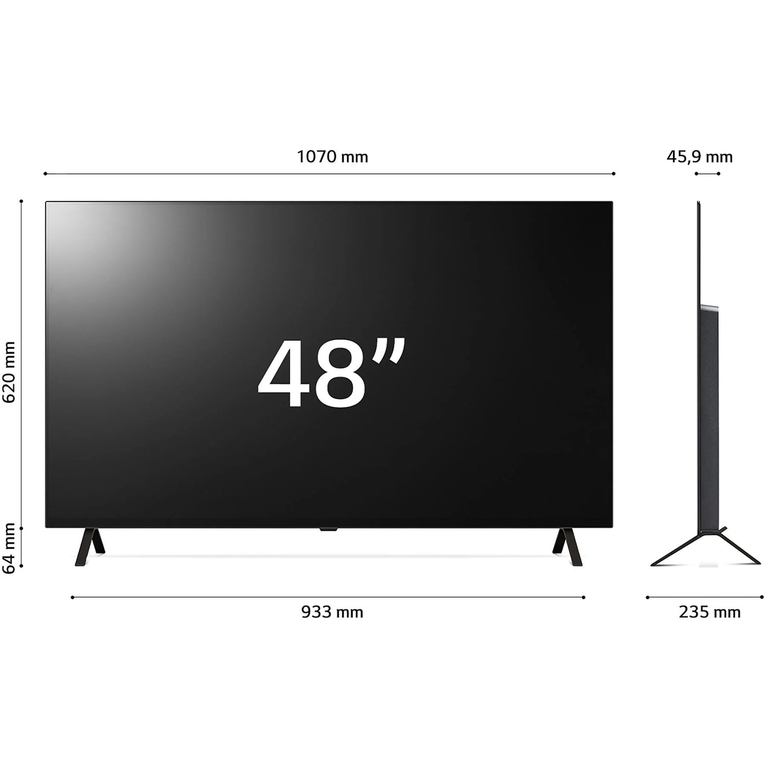 TV LG OLED48B46LA.API 4K UHD 48" OLED Smart TV