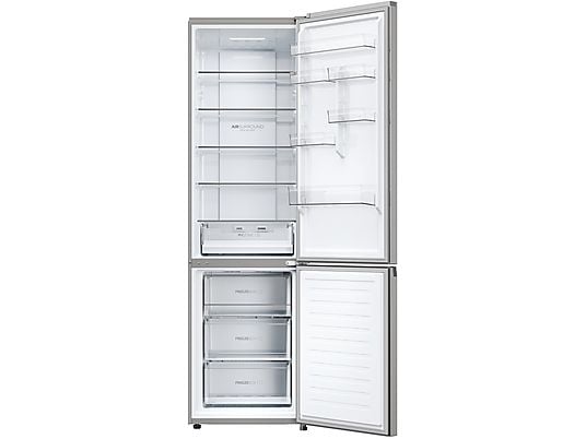 Frigorifero Combinato Haier HDPW3620DNPK 2D 60 Serie 3 PRO 205 cm 5 ripiani No Frost Luce Led Classe D Silver