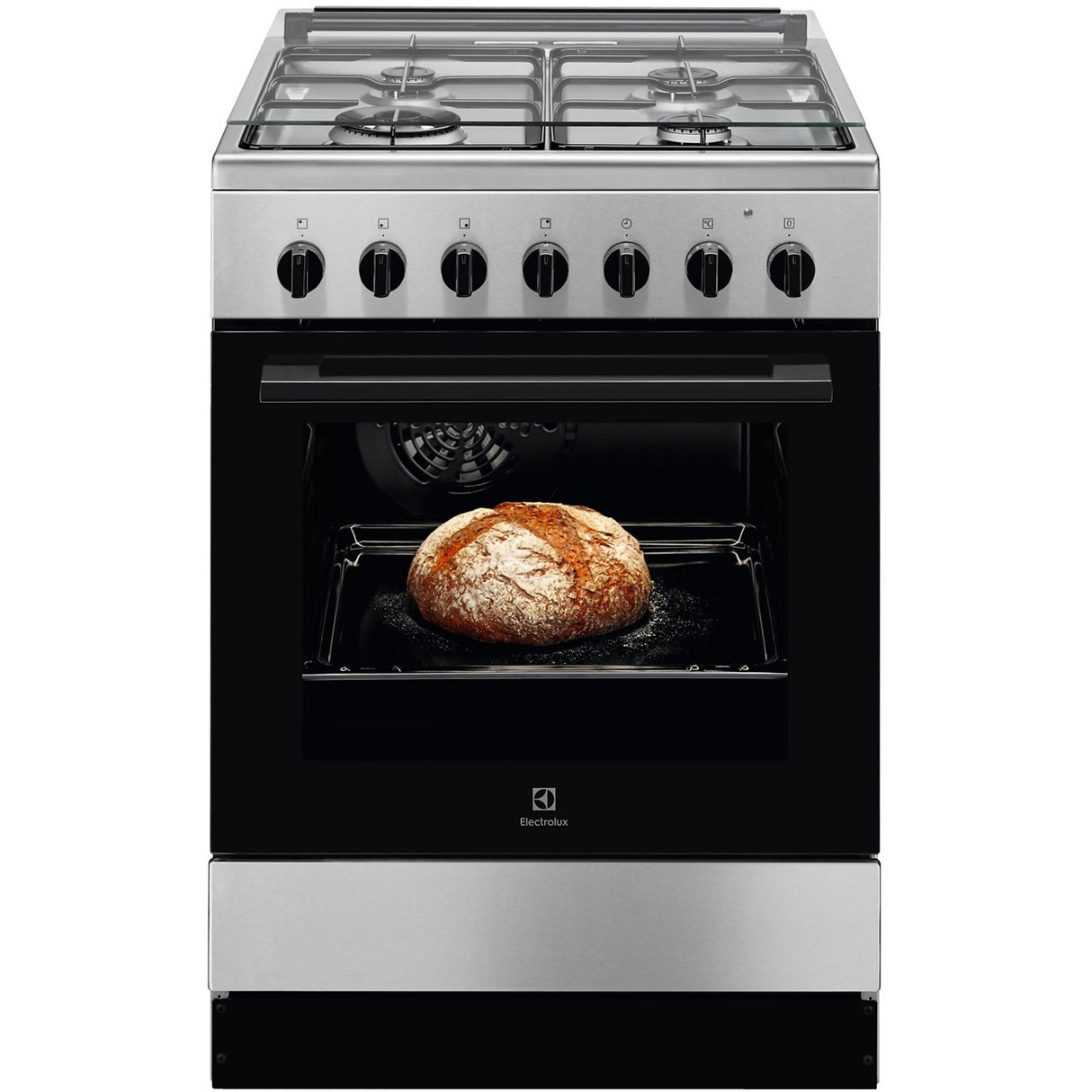 Cucina Electrolux LKK620010X 4 Fuochi Gas Forno Elettrico Ventilato Colore Inox Classe A