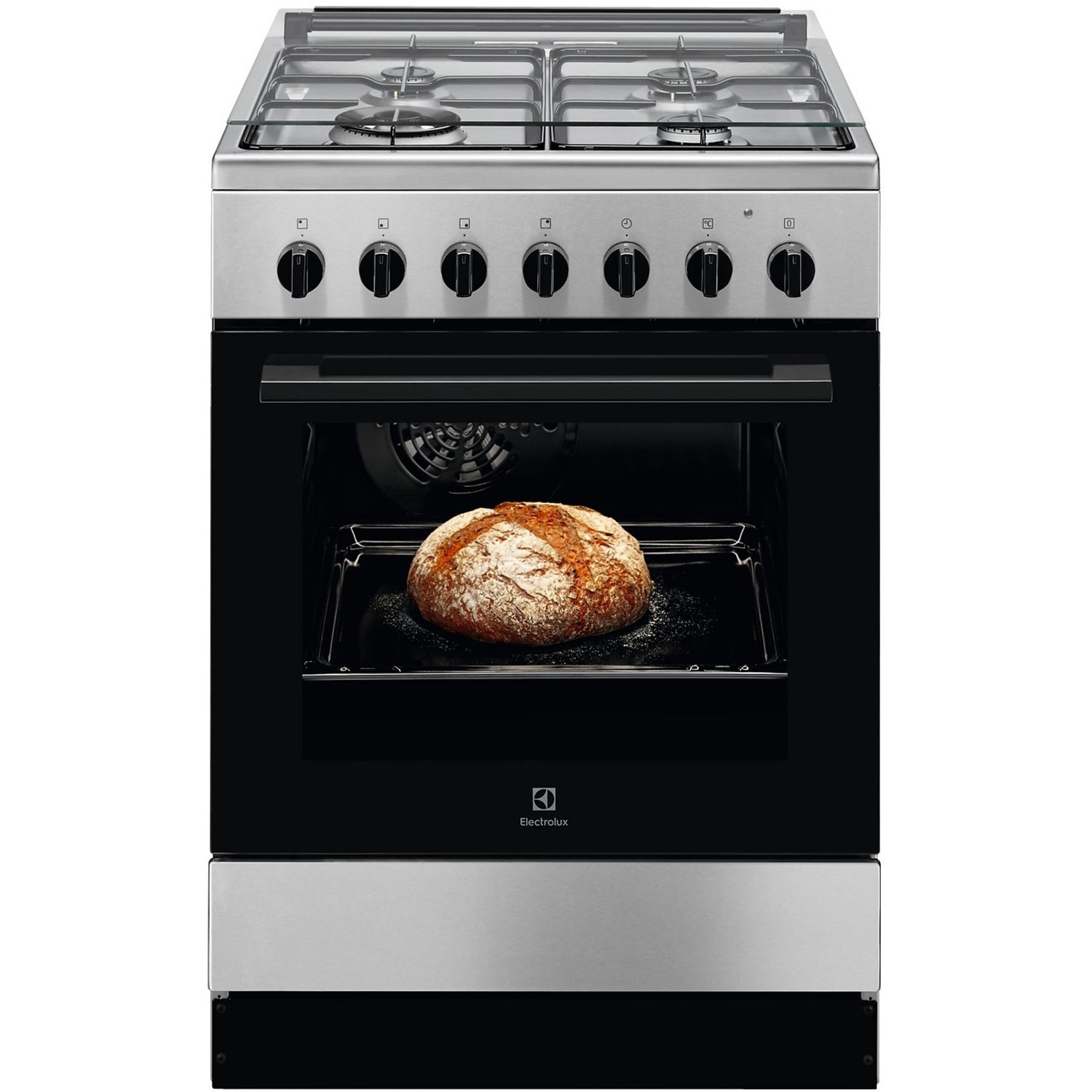 Cucina Electrolux LKK620010X 4 Fuochi Gas Forno Elettrico Ventilato Colore Inox Classe A