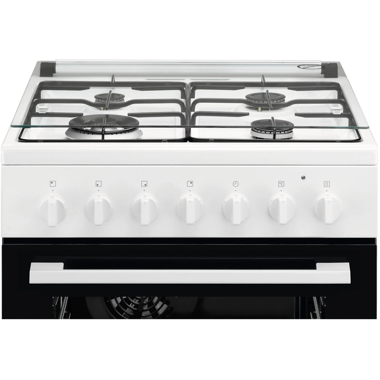 Cucina Electrolux LKK620010W 4 Fuochi Gas Forno Elettrico Ventilato Colore Bianco Classe A
