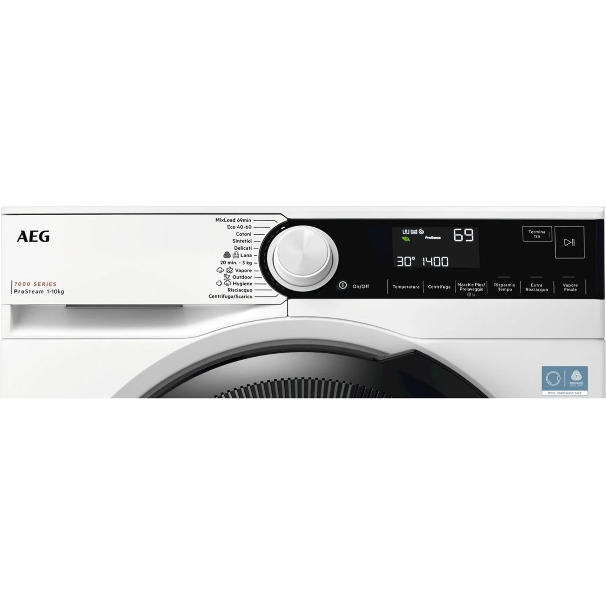 Lavatrice AEG LR7FD104B Carica Frontale 10kg Classe A-40% 1400giri Motore Inverter