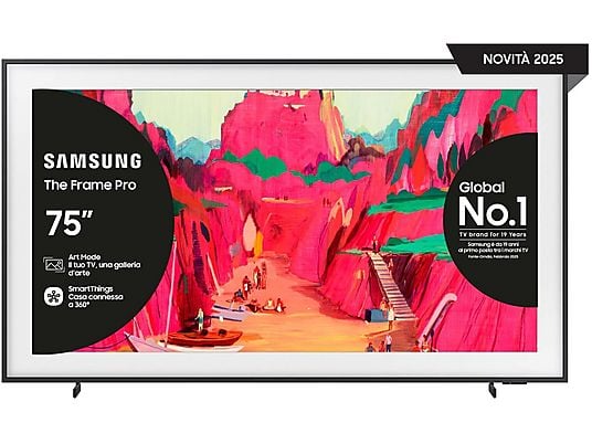 Smart TV Samsung QE75LS03FWUXZT The Frame 75" 4K Vision AI (2025) Classe G