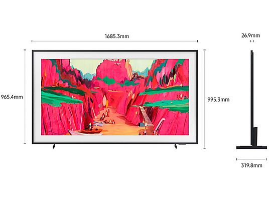 Smart TV Samsung QE75LS03FWUXZT The Frame 75" 4K Vision AI (2025) Classe G