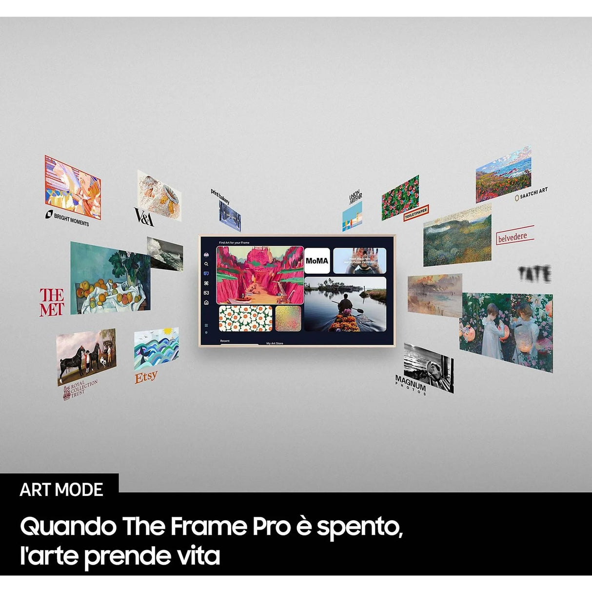 TV Samsung QE55LS03FAUXZT 55" The Frame Vision AI TV