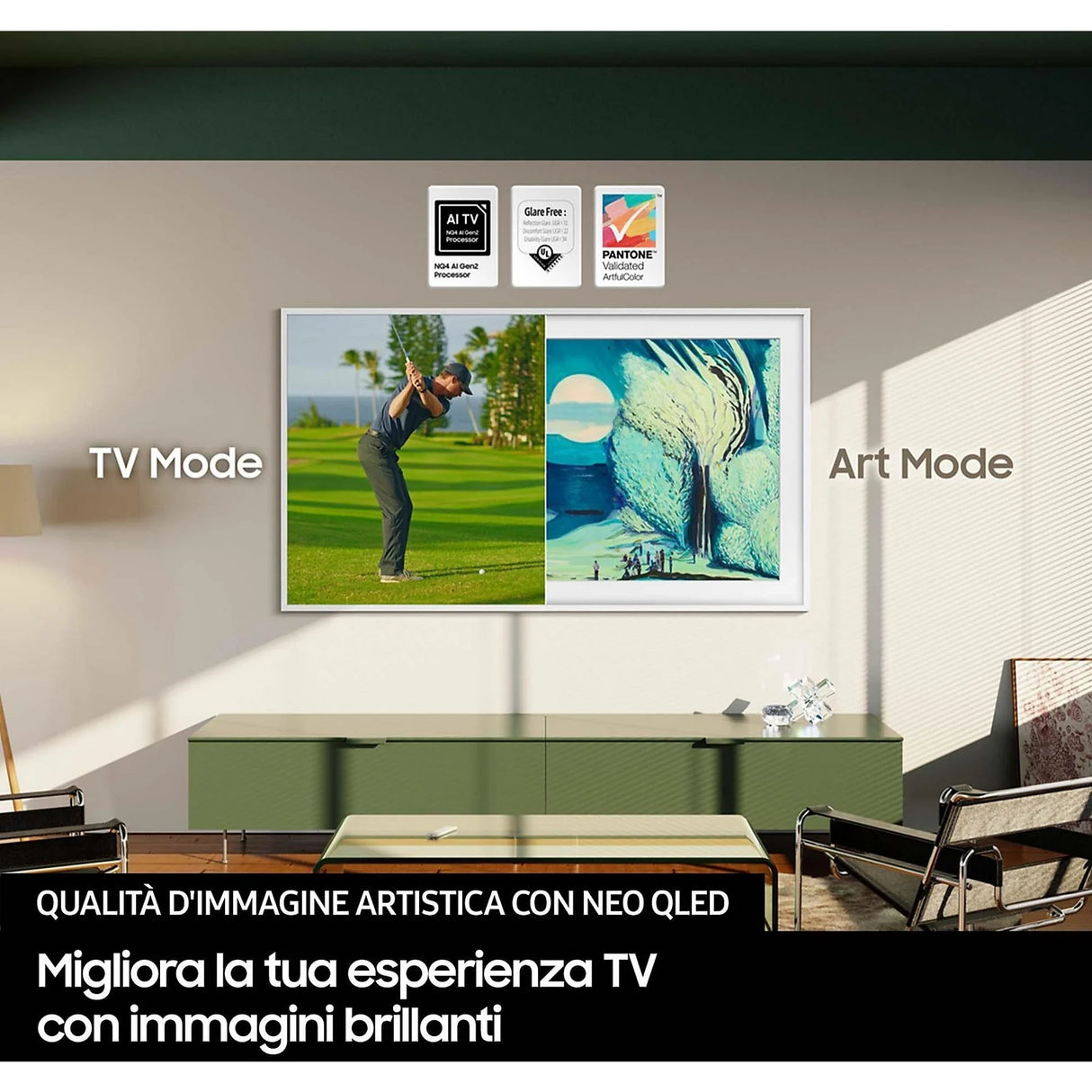 TV Samsung QE55LS03FAUXZT 55" The Frame Vision AI TV