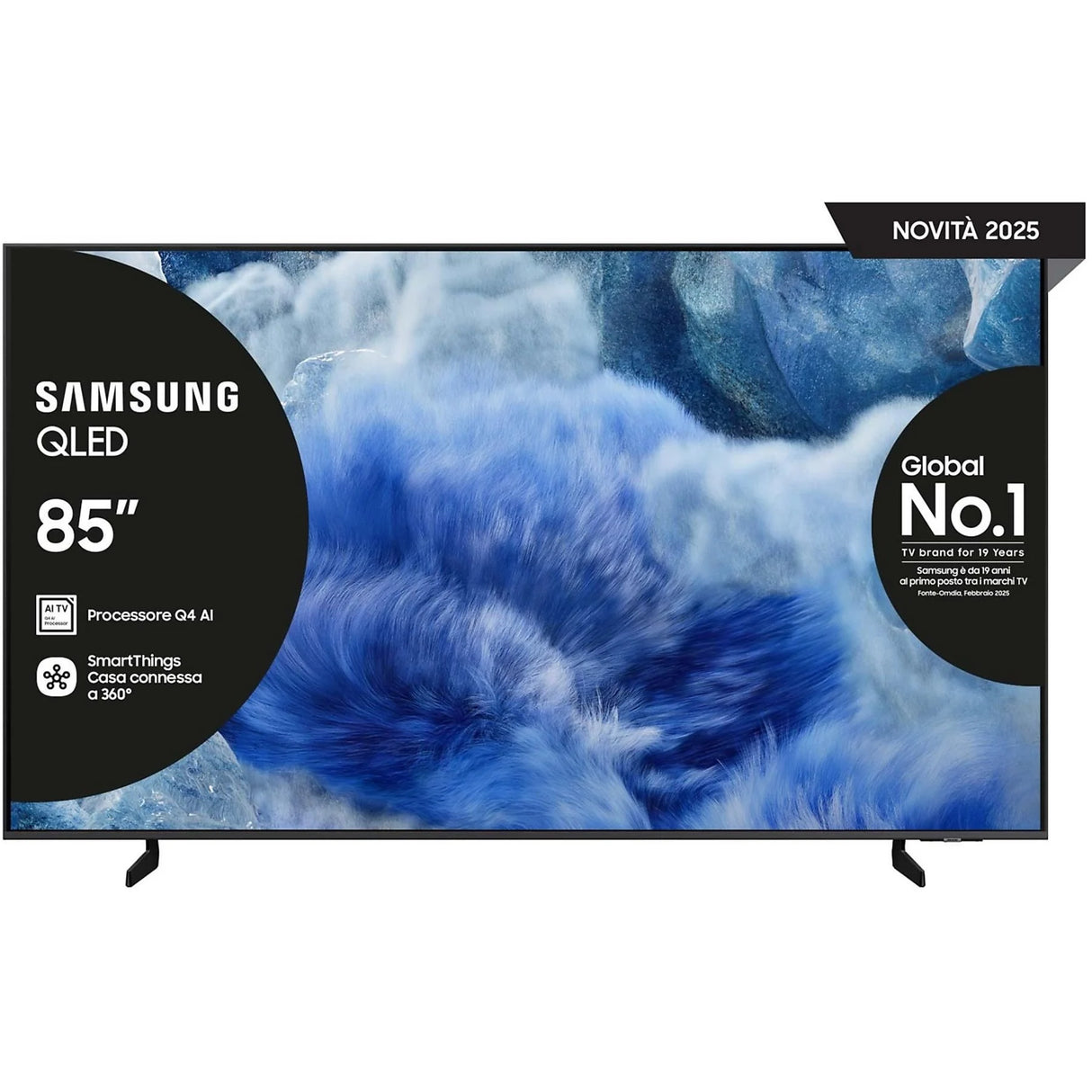 TV Samsung QE85Q8FAAUXZT QLED 4K 85" Smart TV