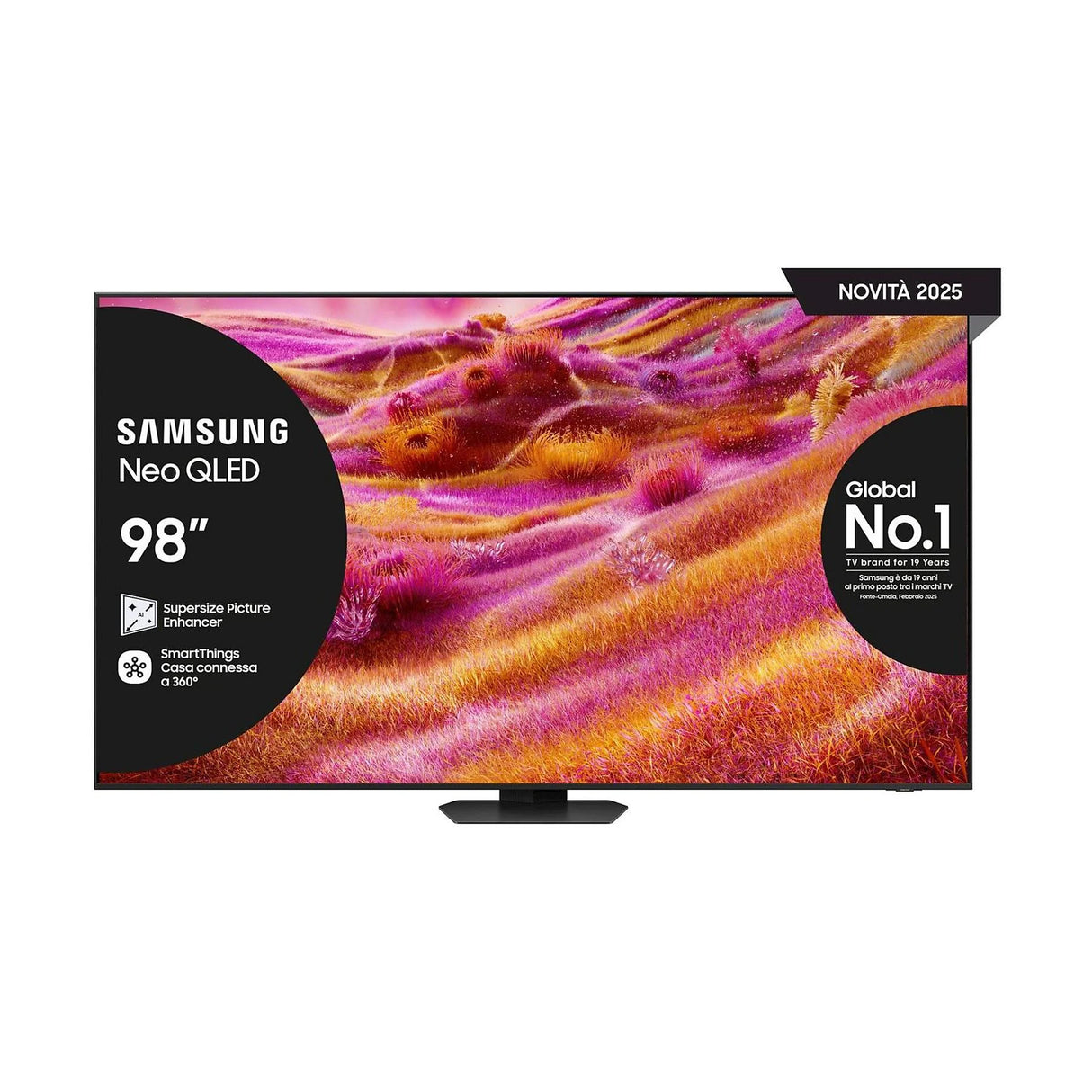 TV Samsung QE98QN90FATXZT 98" NEO QLED 4K Processore NQ4 AI Gen3 Upscaling Pro
