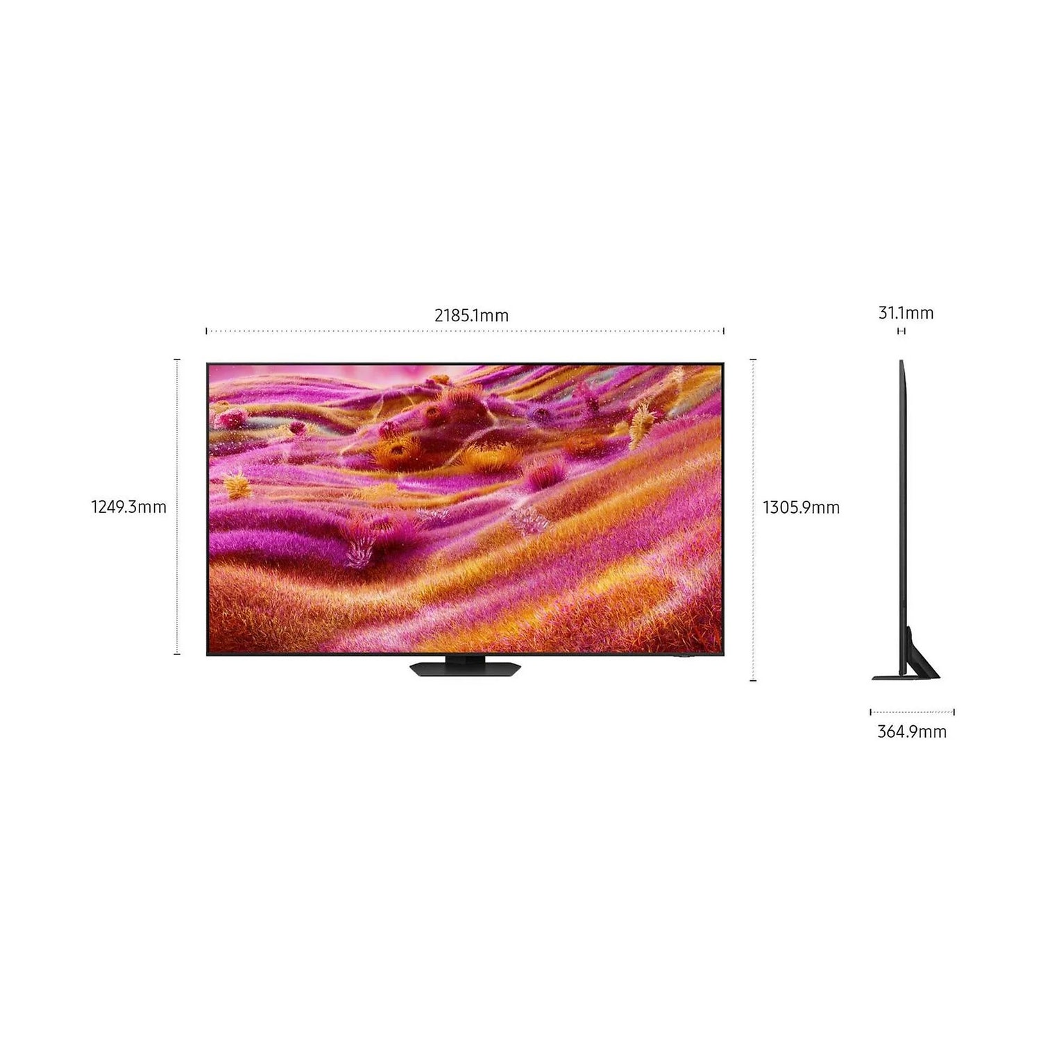TV Samsung QE98QN90FATXZT 98" NEO QLED 4K Processore NQ4 AI Gen3 Upscaling Pro