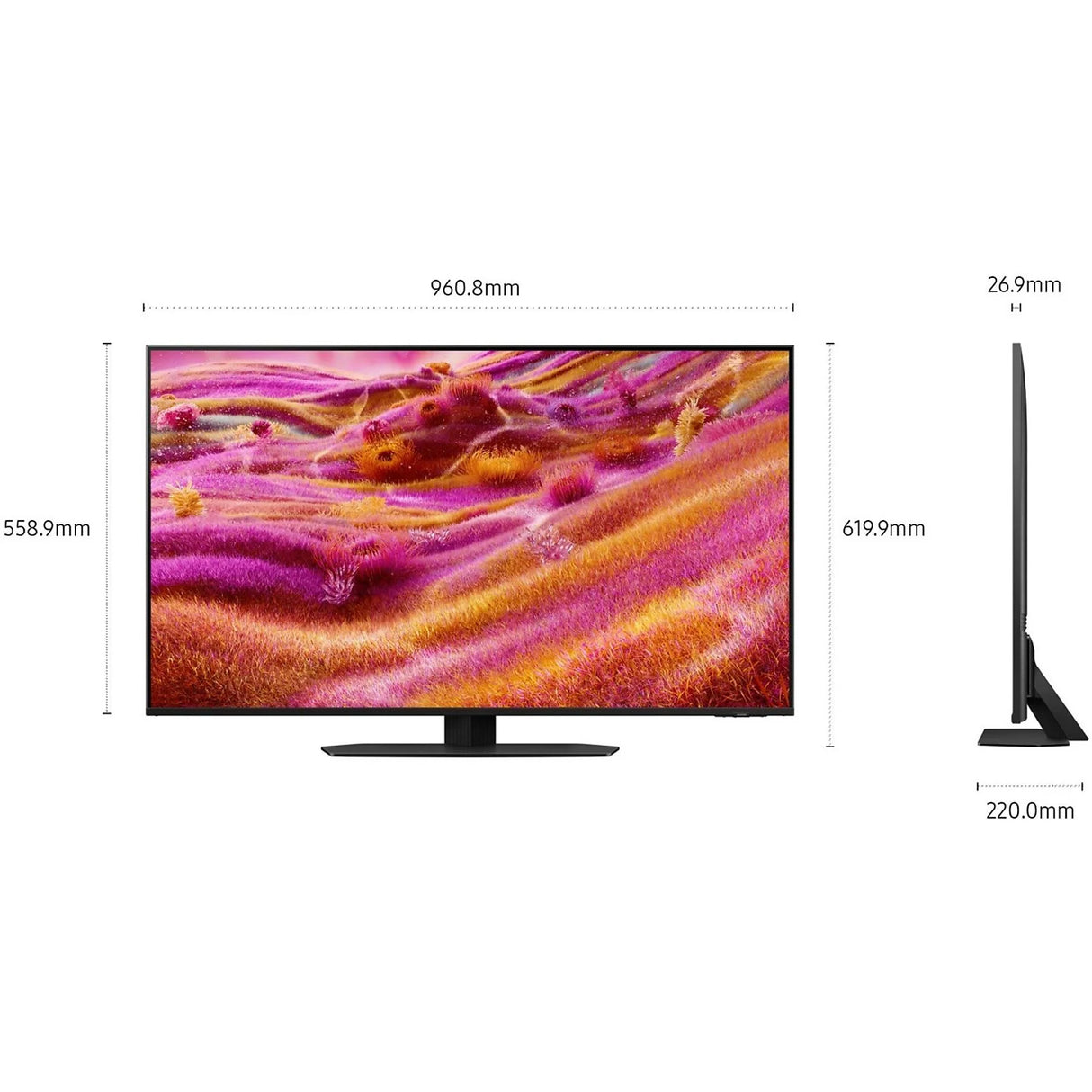 TV Samsung QE43QN90FATXZT 43" NEO Mini QLED 4K UHD NQ4 AI Gen3 HDR10+