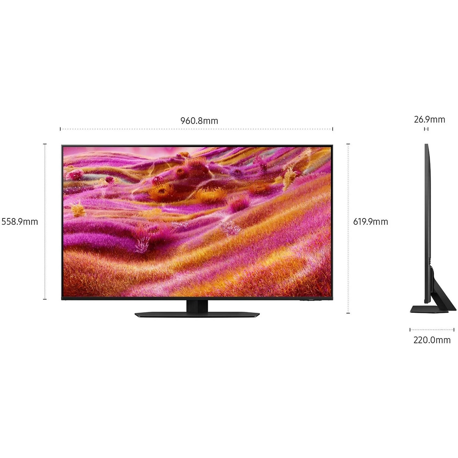 TV Samsung QE43QN90FATXZT 43" NEO Mini QLED 4K UHD NQ4 AI Gen3 HDR10+