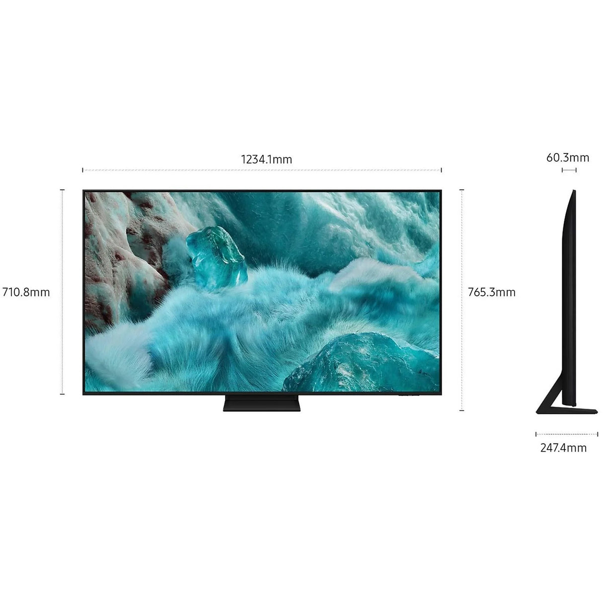 TV Samsung QE55Q7F5AUXZT 55" QLED Processore Q4 AI Quantum Dot Smart TV