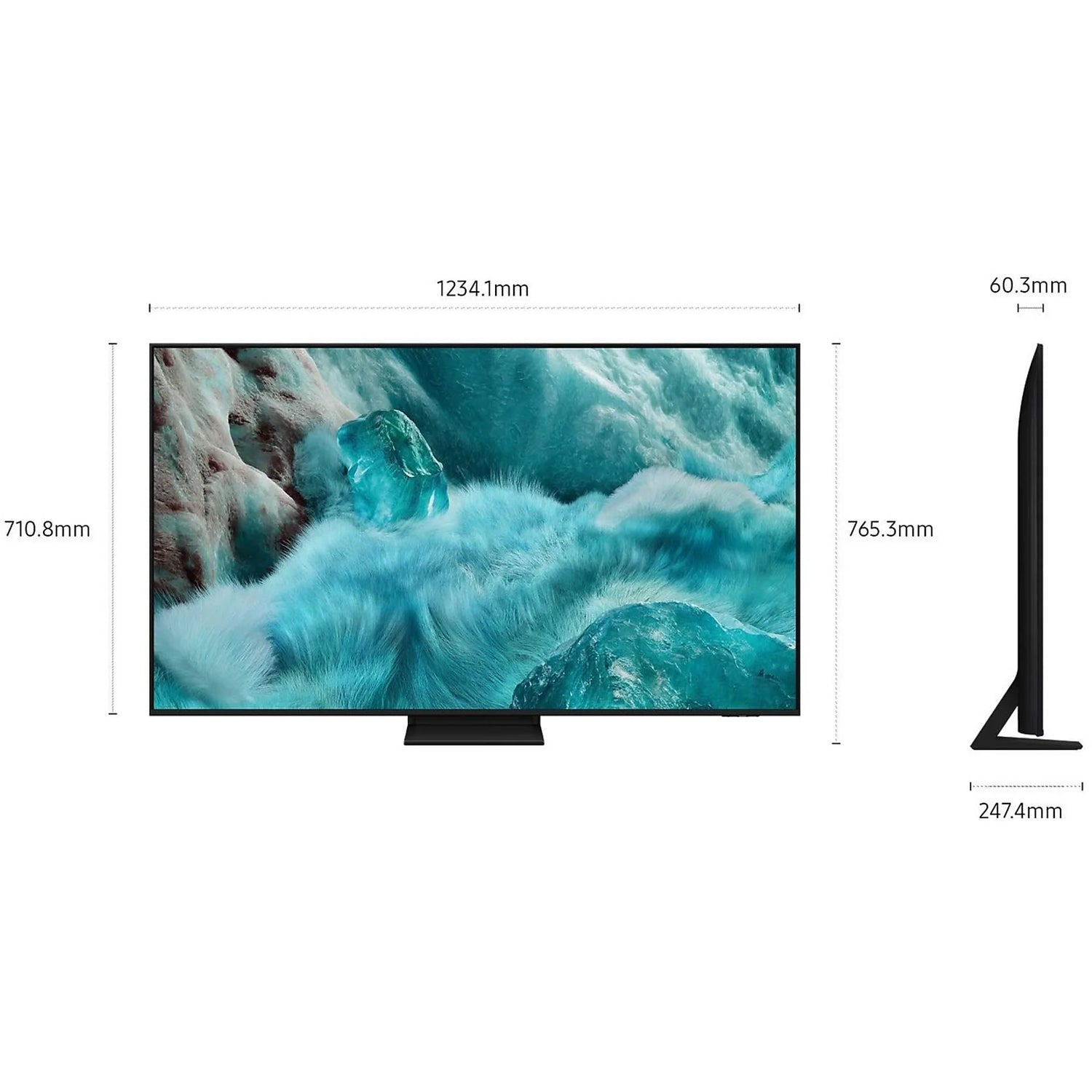 TV Samsung QE55Q7F5AUXZT 55" QLED Processore Q4 AI Quantum Dot Smart TV