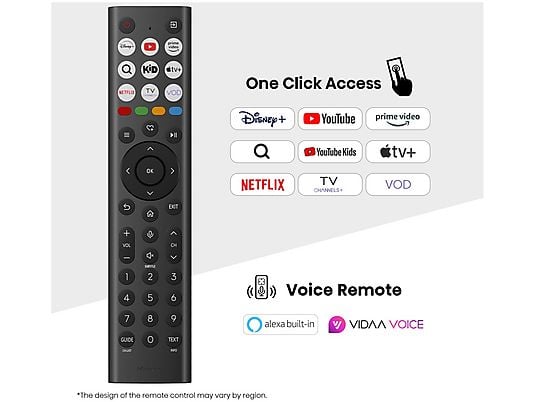 TV Hisense LED 43" 43A6Q 4K Smart TV Nero Classe E