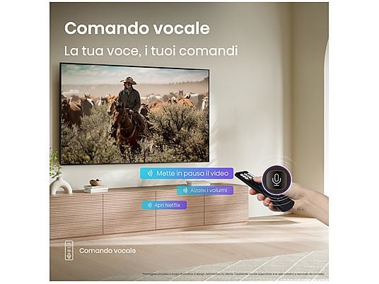 TV Hisense LED 50" 50A6Q 4K UHD Smart TV Nero Classe E
