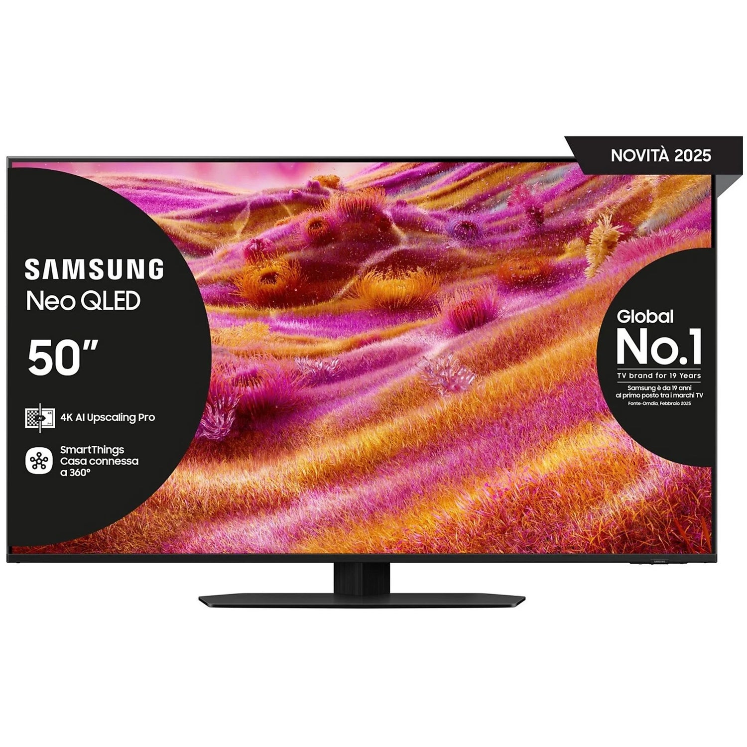 TV Samsung 50" NEO QLED 4K AI Upscaling Pro HDR+
