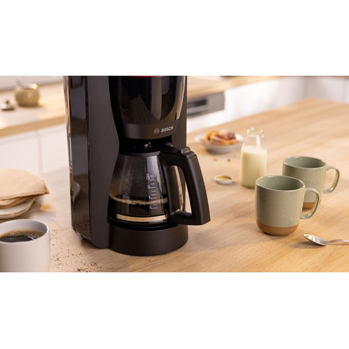 Macchina Caffè Americano Bosch TKA3M133 MyMoment Colore Nero 1.4 Litri Caraffa in Vetro