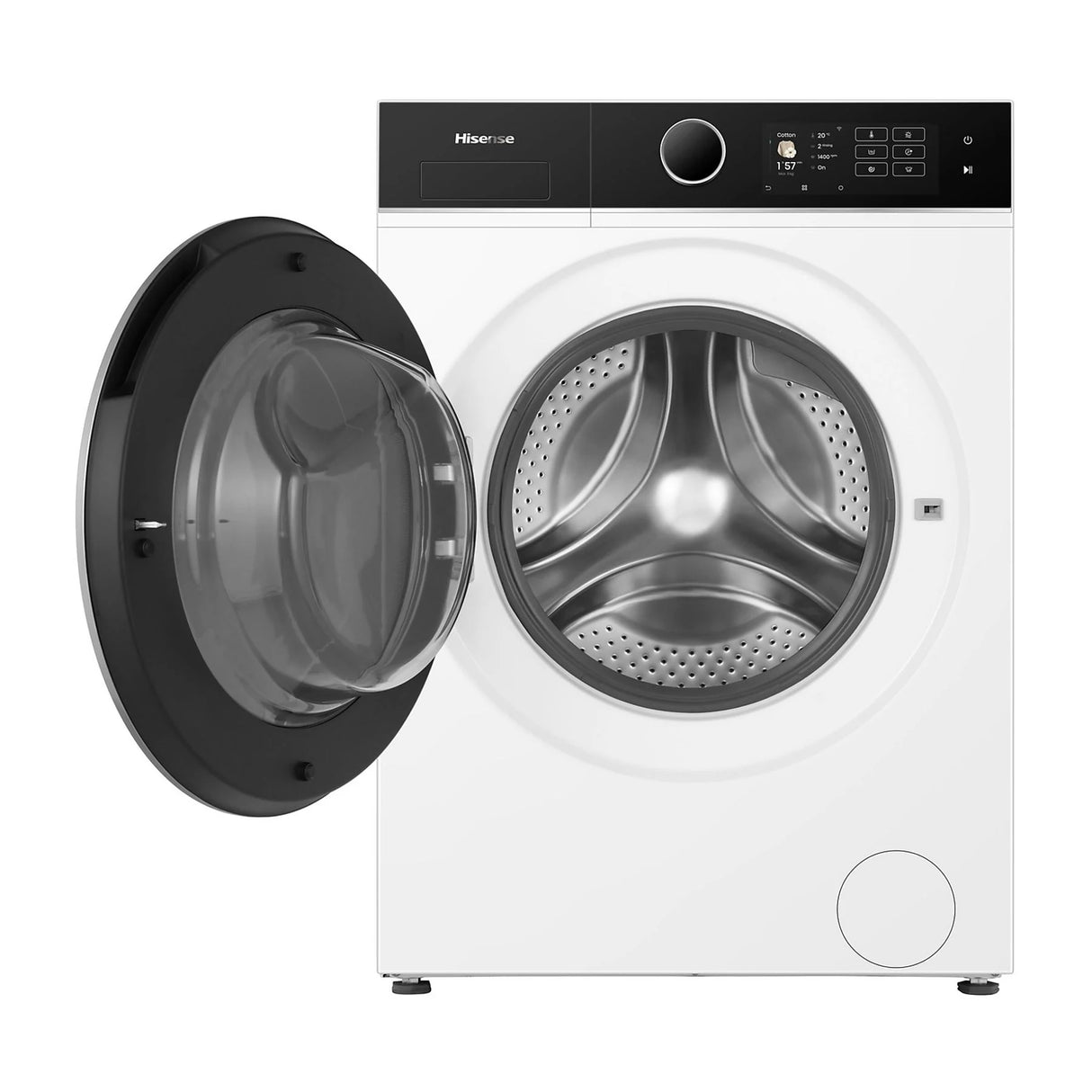 Lavasciuga Hisense WD5I8043BWF Slim 8kg Libera Installazione Classe A Wi-Fi