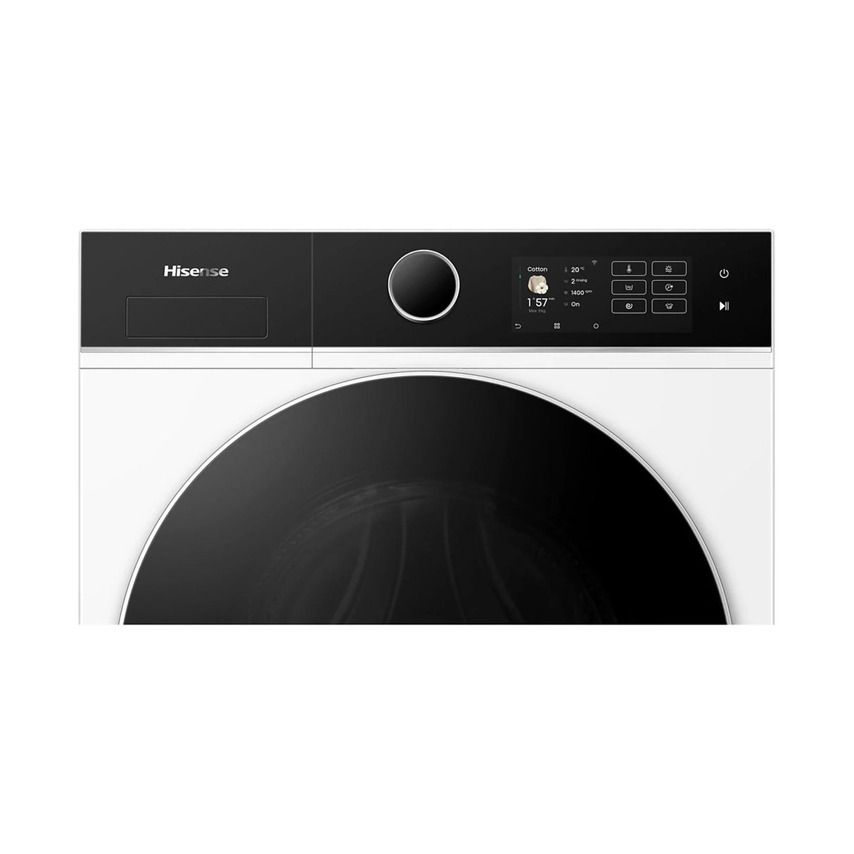 Lavasciuga Hisense WD5I8043BWF Slim 8kg Libera Installazione Classe A Wi-Fi