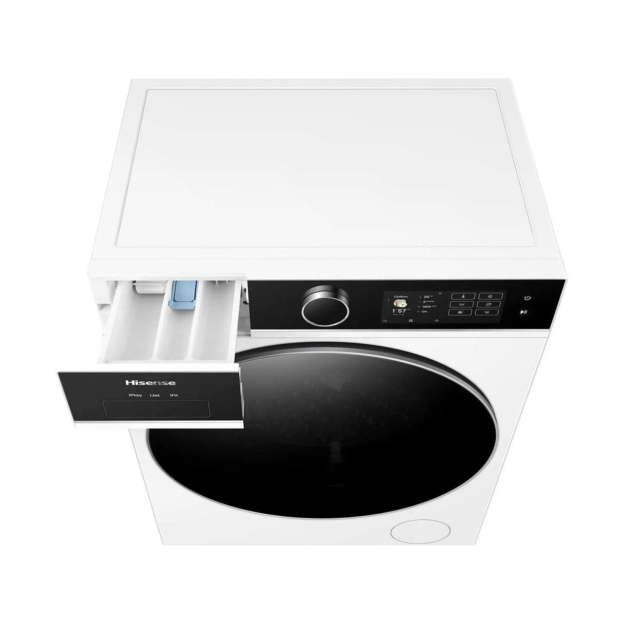 Lavasciuga Hisense WD5I8043BWF Slim 8kg Libera Installazione Classe A Wi-Fi