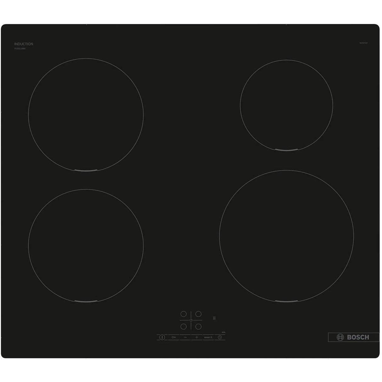 Piano Cottura Induzione Bosch PUE611BB5J 4 Zone 60CM Colore Nero