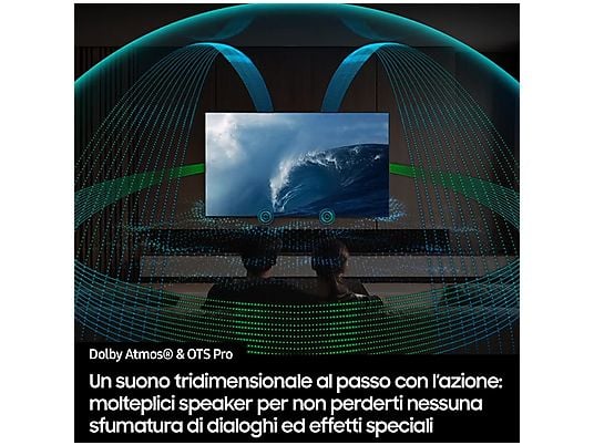 Smart TV Samsung QE48S90FAEXZT 48" OLED Vision AI 4K Processore NQ4 AI Gen3 4K AI Upscaling Pro Schermo antiriflesso OLED HDR Dolby Atmos & OTS Lite Laser Slim Design Classe G