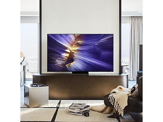 Smart TV Samsung QE48S90FAEXZT 48" OLED Vision AI 4K Processore NQ4 AI Gen3 4K AI Upscaling Pro Schermo antiriflesso OLED HDR Dolby Atmos & OTS Lite Laser Slim Design Classe G