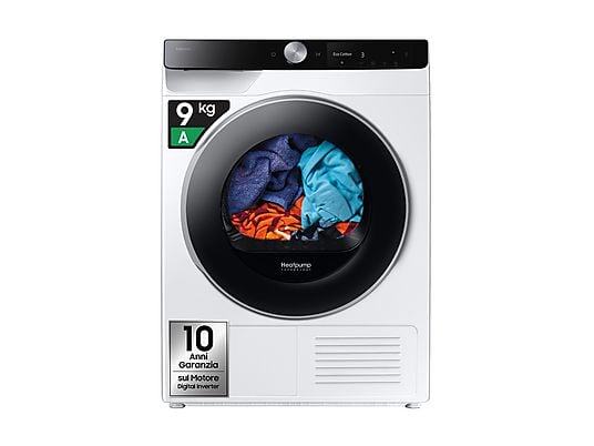 Asciugatrice Samsung DV90DG6845LKU3 9 Kg Condensazione 60 cm WiFi AI Dry Bianco Classe A