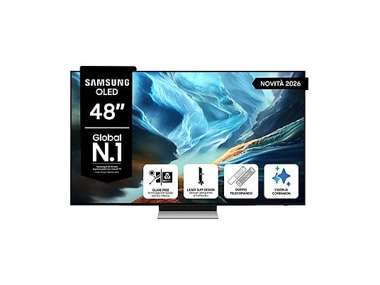 Smart TV OLED Samsung QE48S90HAEXZT 48" 4K UHD 165Hz Glare Free Dolby Atmos Classe Energetica G