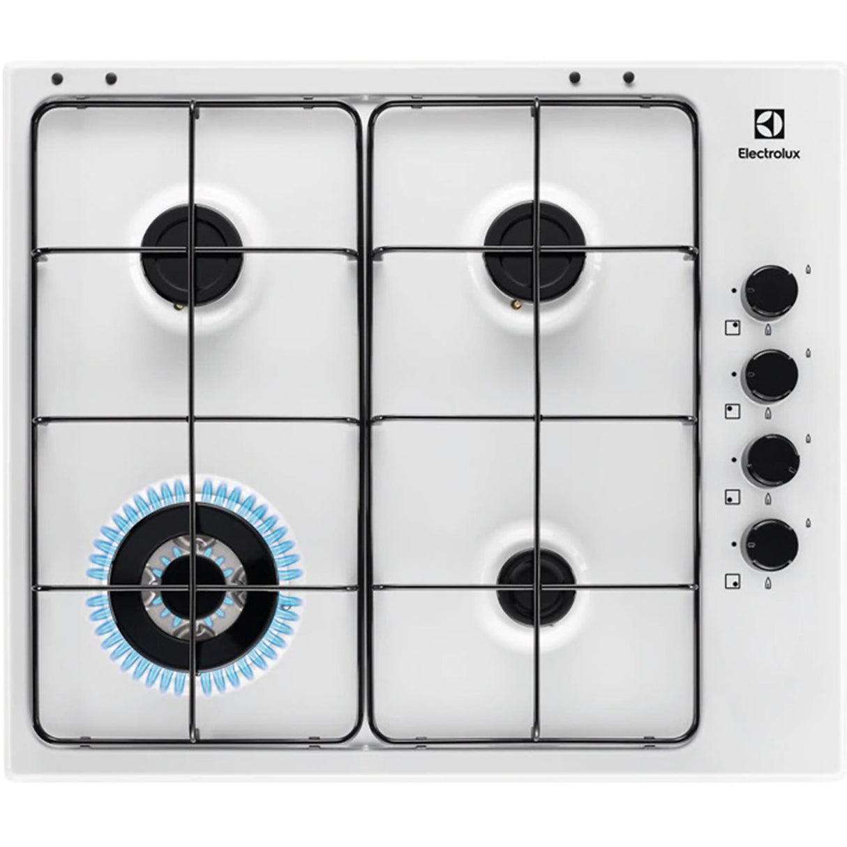 Piano Cottura A Gas Electrolux EGS6414W 60 Cm 4 Fuochi