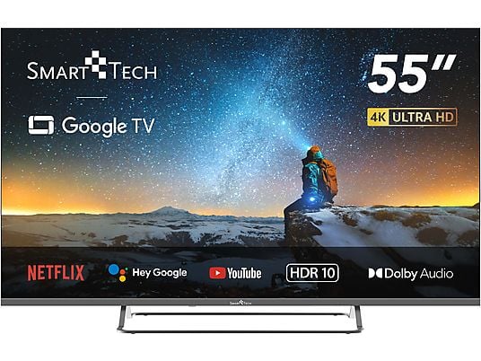 TV Smart Tech 55UG02V UHD 4K 55" QLED Google TV