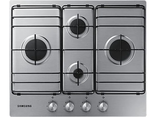 Piano Cottura A Gas Samsung NA64H3110BS 4 Fuochi 60Cm Inox