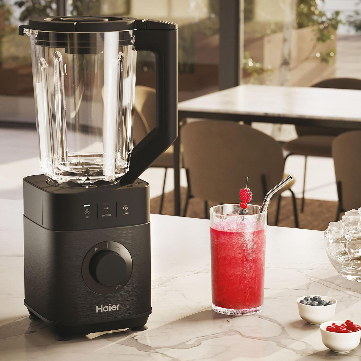 Frullatore Haier HBL5B2 011 Con Bicchiere 1200W 6 Lame in Acciaio I-Master Serie 5