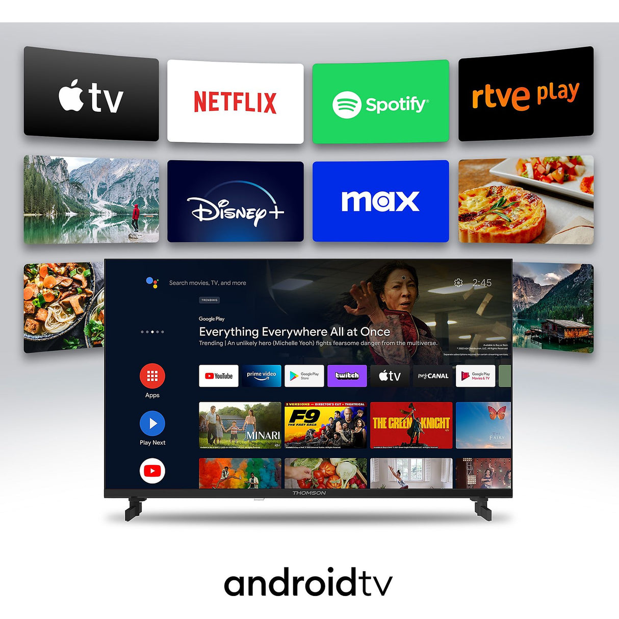 TV Thomson 43UA5S13W 43" UHD 4K Smart Android TV White