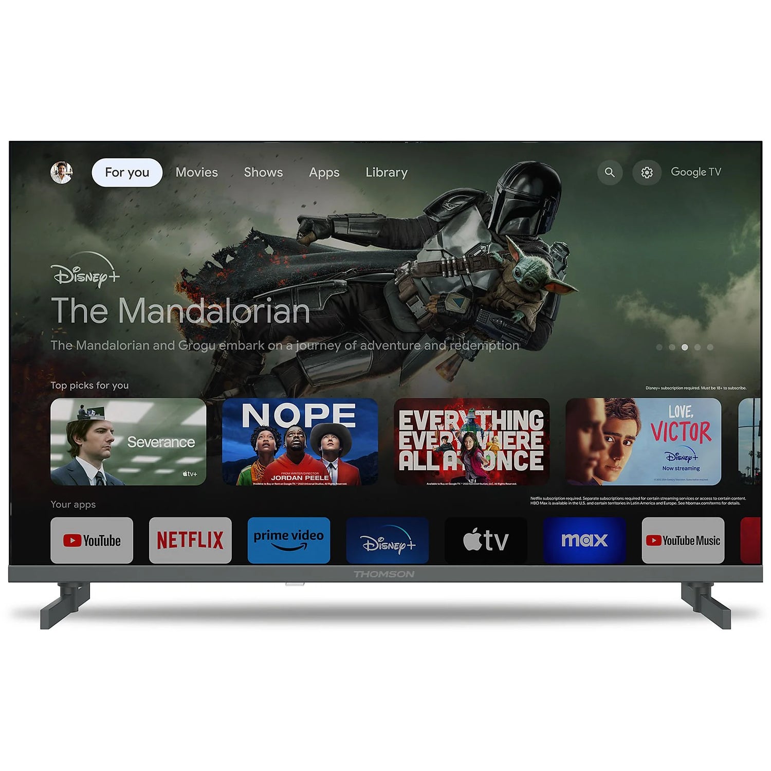 TV Thomson 32QG4S14 Google TV 32" Full HD QLED