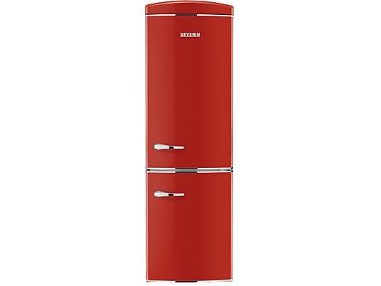 Frigorifero combinato SEVERIN RKG 8997 194 cm 315 L Multi-Airflow rosso Classe E