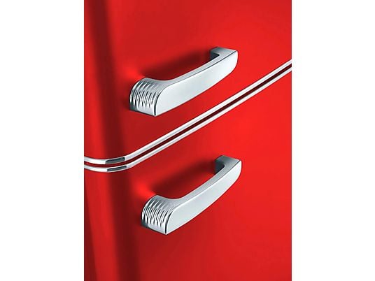 Frigorifero doppia porta SEVERIN RKG 8930 144 cm rosso Classe E