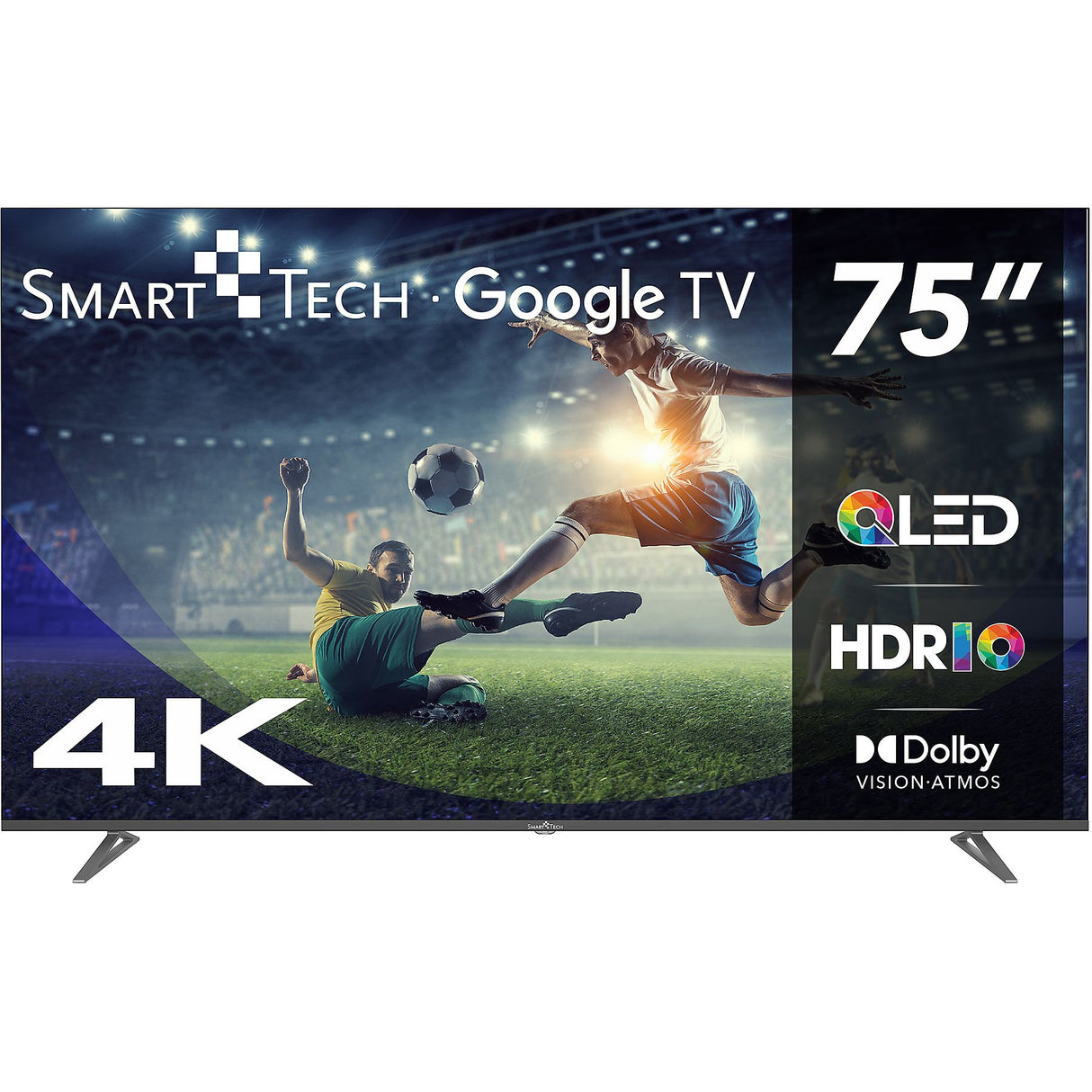TV Smart Tech 75QG03H QLED 4K UHD 75" Quantum Dot LED Google TV