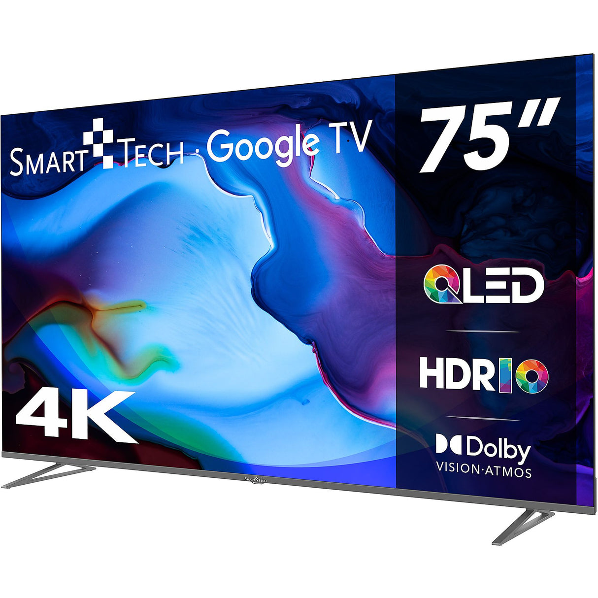 TV Smart Tech 75QG03H QLED 4K UHD 75" Quantum Dot LED Google TV