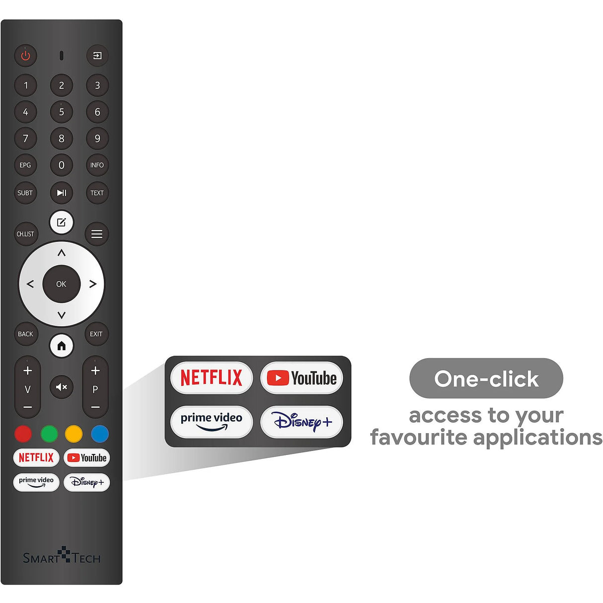 TV Smart Tech 32HV02V Smart TV 32" HD Vidaa Display LED