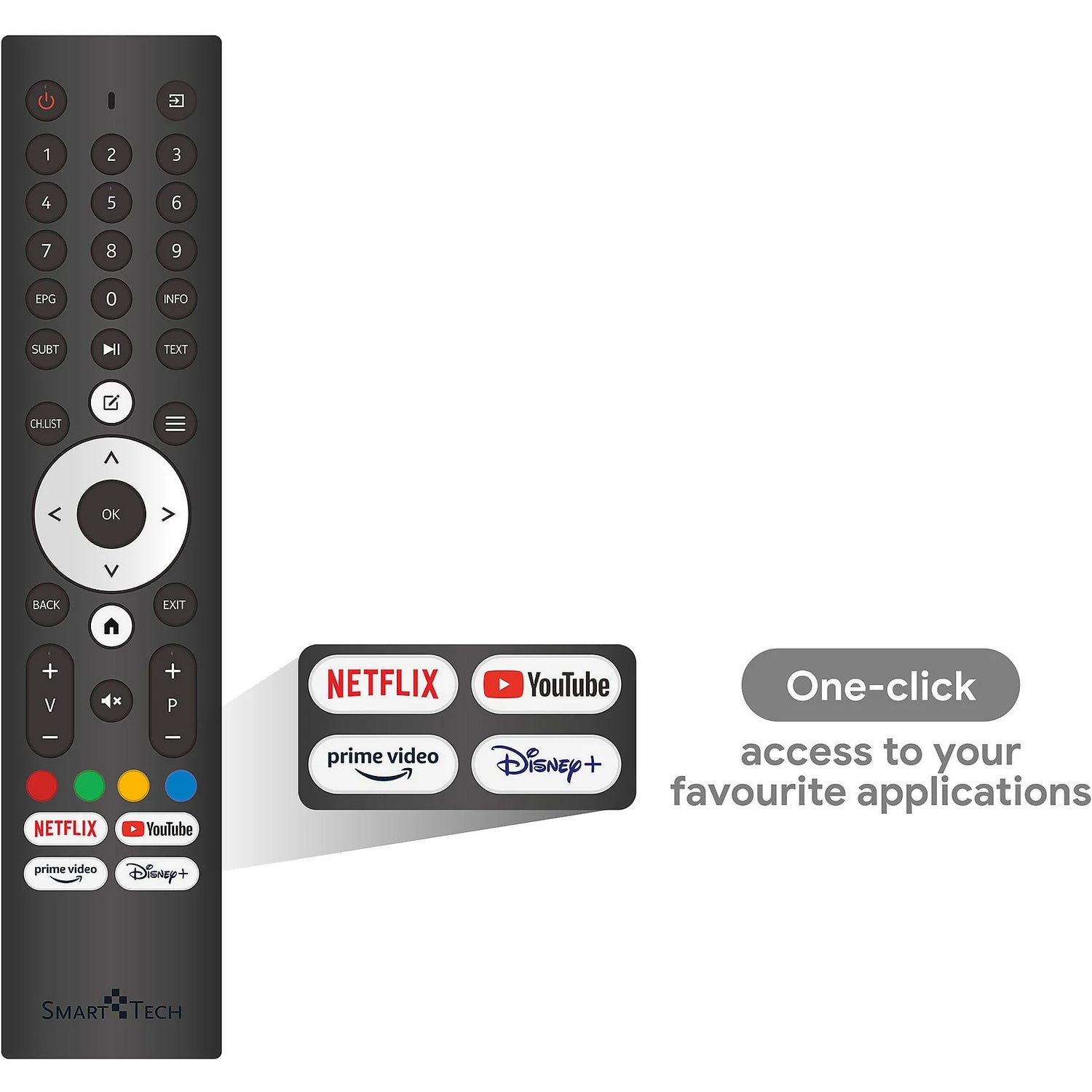 TV Smart Tech 32HV02V Smart TV 32" HD Vidaa Display LED