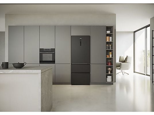 Frigorifero Combinato Haier HTR5719ENPT 528 l Classe E Nero