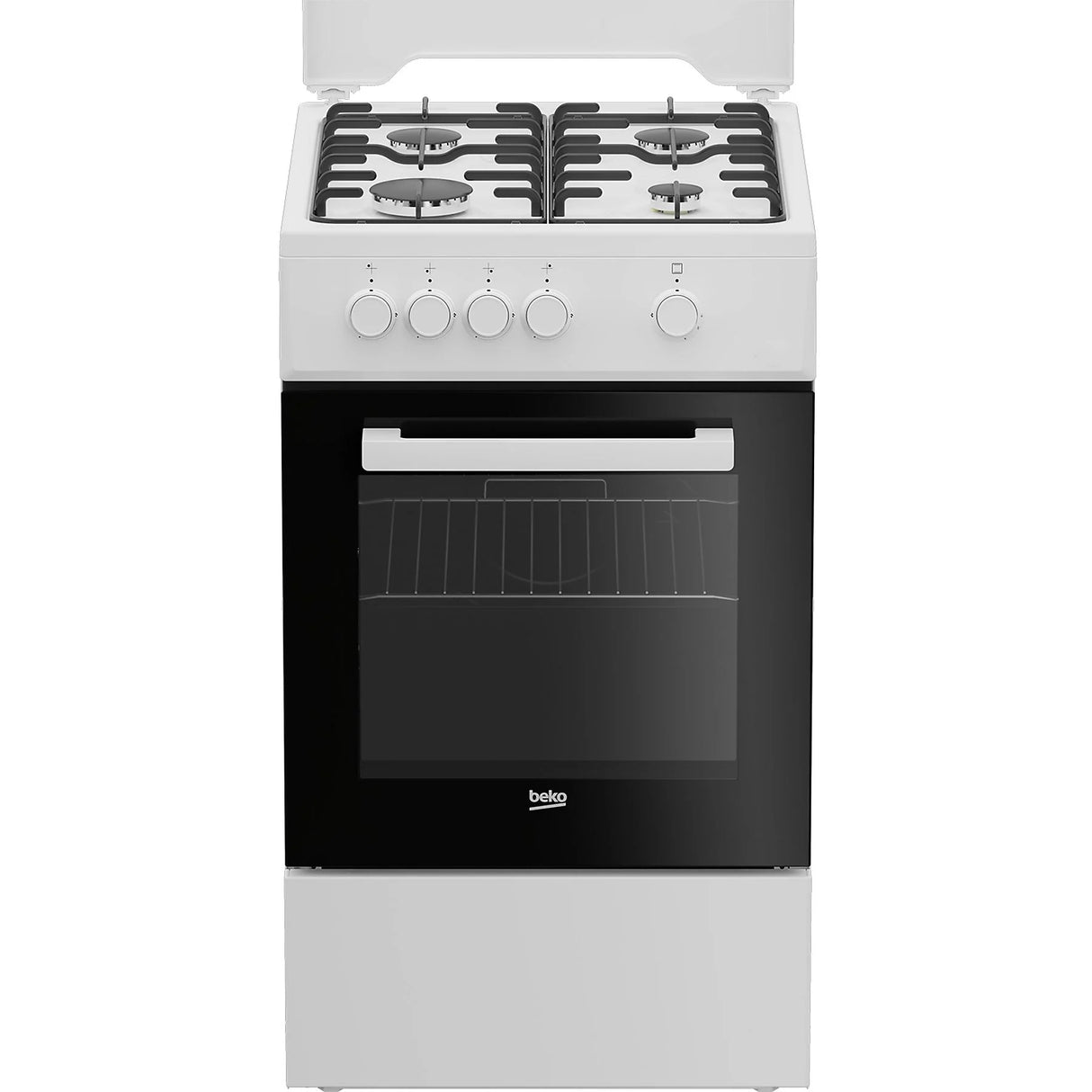 Cucina Beko FSG522DWC Forno A Gas 50X60 4 Fuochi Gas Colore Bianco