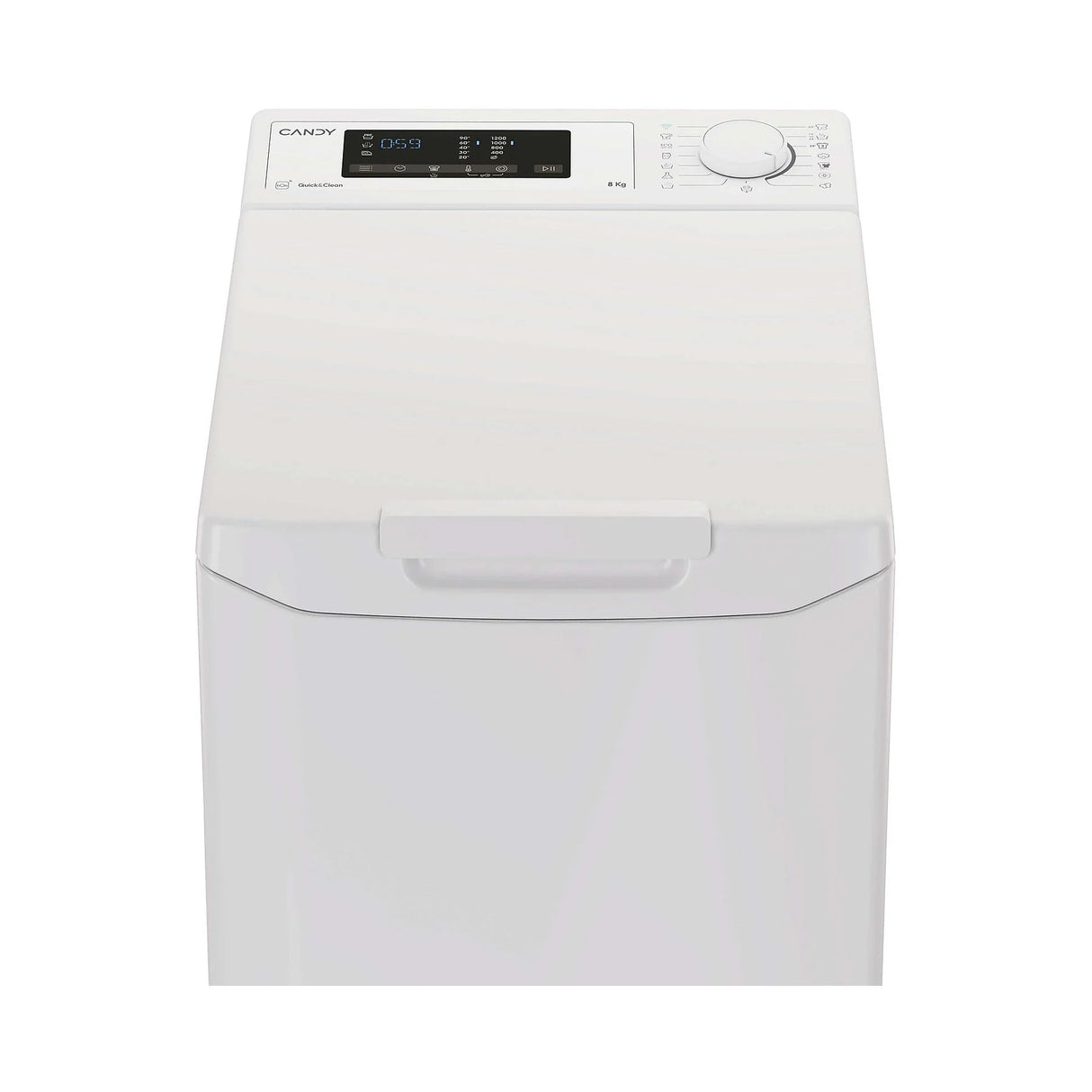 Lavatrice Candy TCA283D2-S Carica Dall'alto 8kg Classe D
