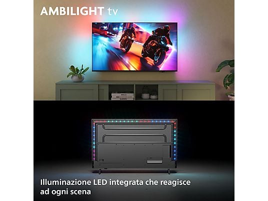 Televisore Philips 65MLED920/12 65" UHD 4K QD-Mini LED Smart TV Ambilight Classe F