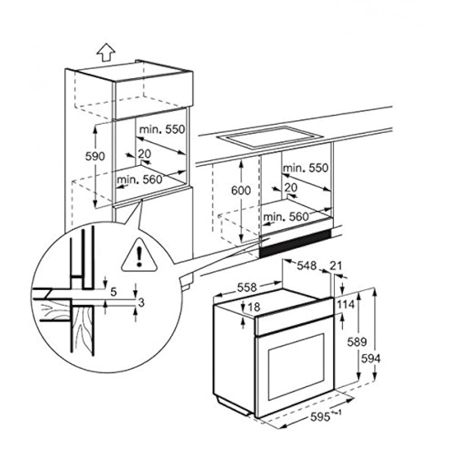 Forno Electrolux EOF6P46X Elettrico Da Incasso Classe A+ 72L Pirolitico