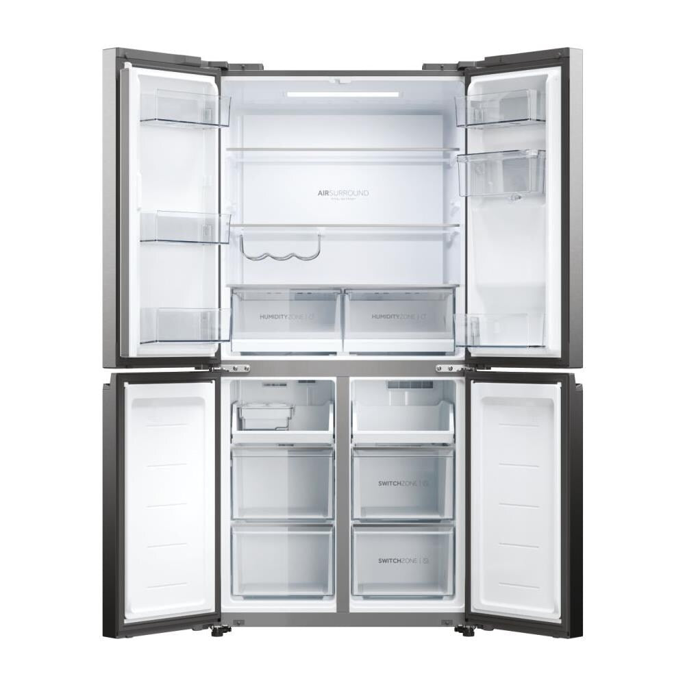 Haier Frigorifero Americano HCW58F18EWMP 4 Porte Cube 83 Serie 5 Platinum Inox Classe E