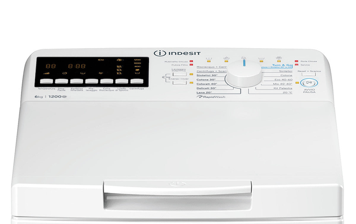 Lavatrice Indesit BTW S6251P IT/1 a Carica Dall'alto 6kg classe B