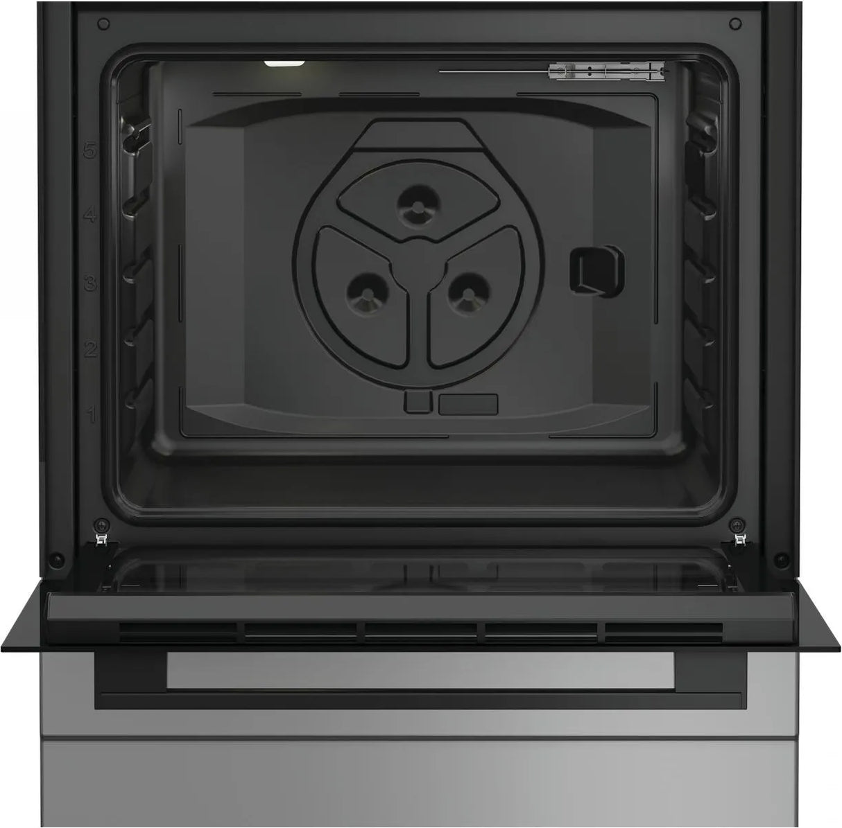 Cucina a gas Indesit I6G3PMS 60 cm inox 4 fuochi forno elettrico Classe A